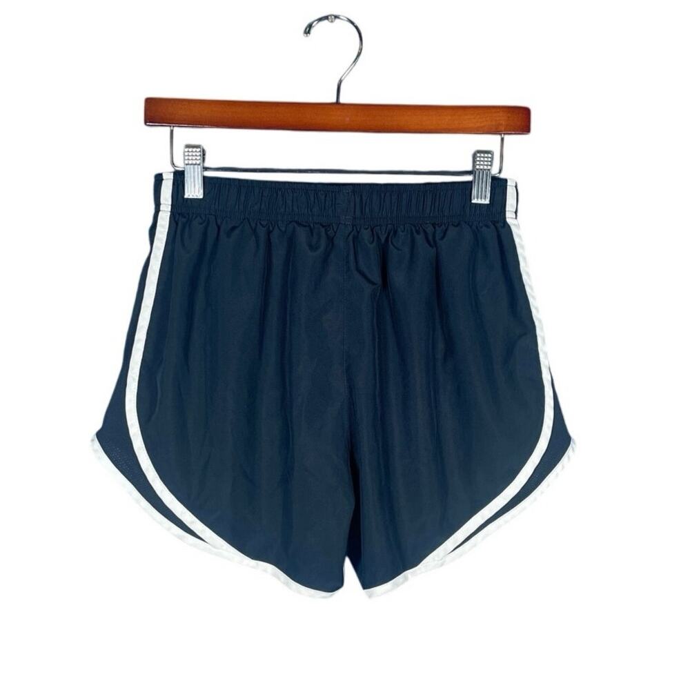 Nike Dri-Fit Shorts Women’s Medium Black/White Athletic Lined Activewear Running - Picture 2 of 4